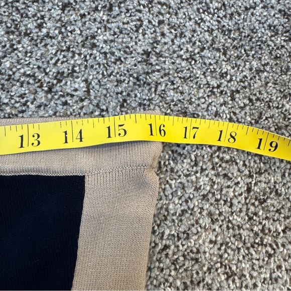 Cache Knit Strapless Top, Y2K Colorblock Tube Top, Size Small - Picture 8 of 9